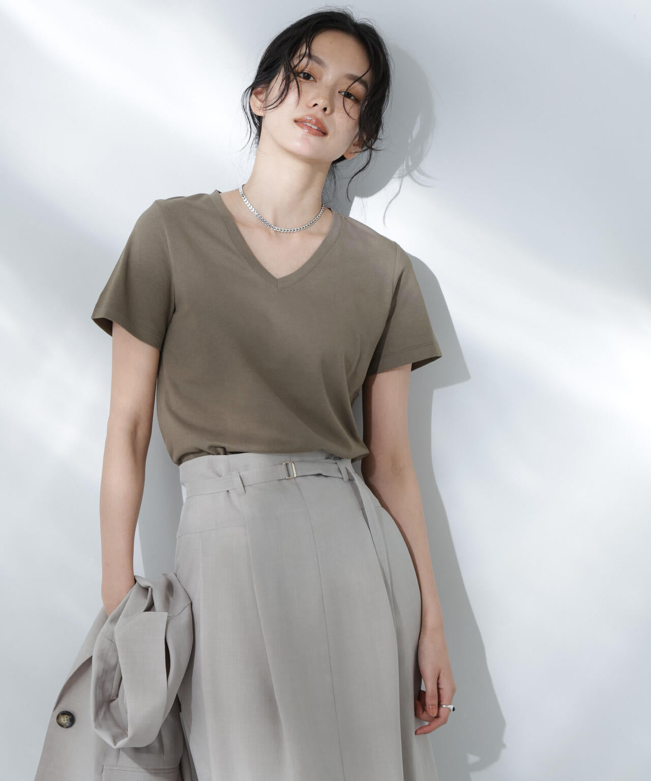 Anti Soaked(R) 汗染み防止VネックTシャツ