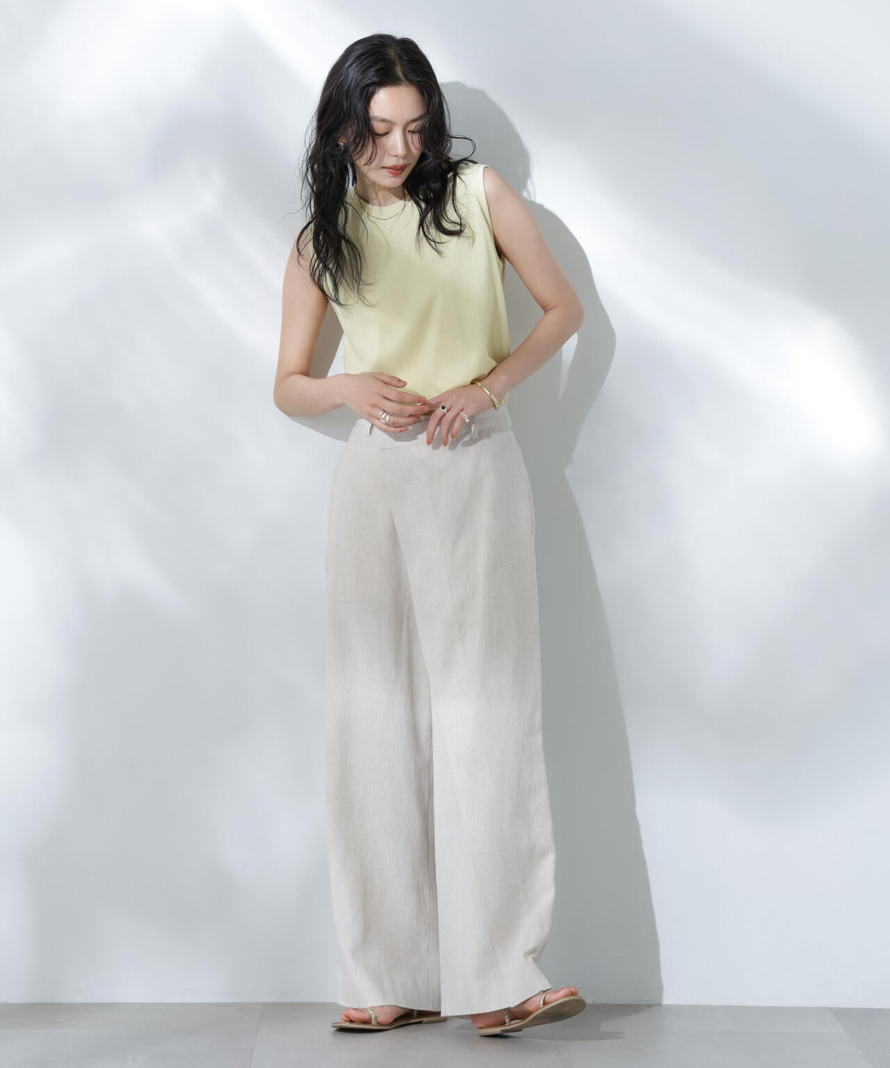 Anti Soaked(R) 汗染み防止カラフルノースリTシャツ