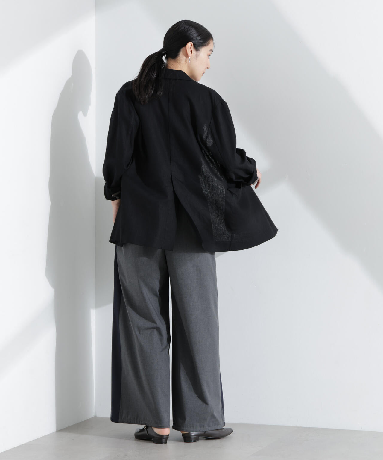 ラインイージーワイドパンツ