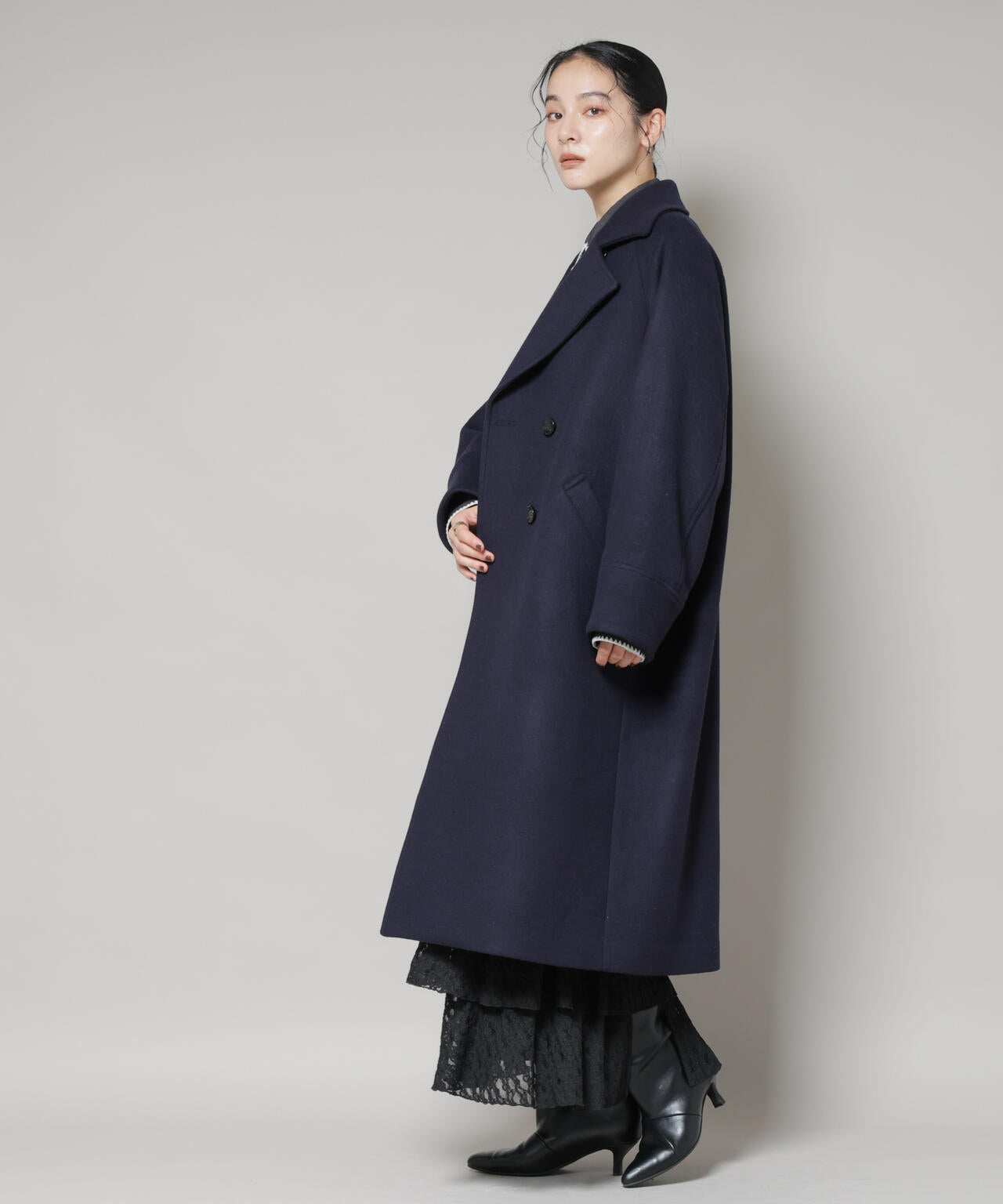 WooLoop コクーンダブルコート