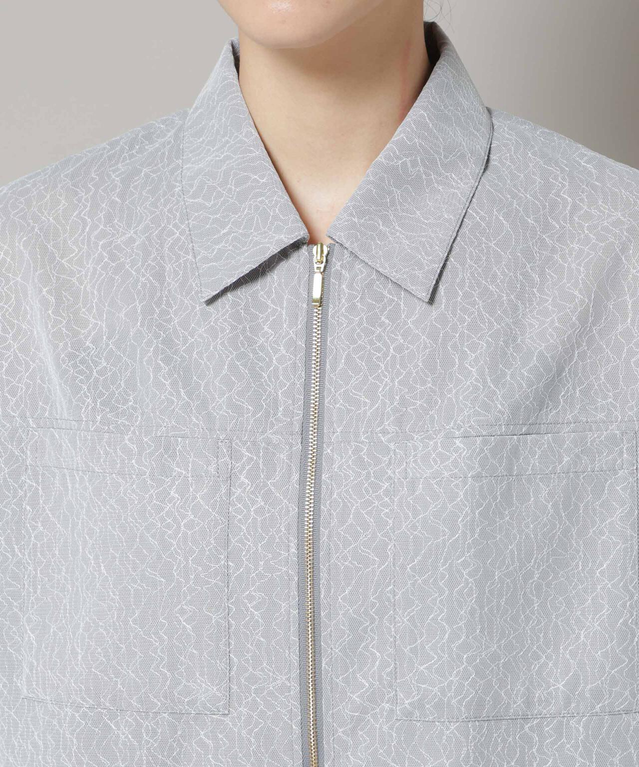 レースボンディングシャツブルゾン