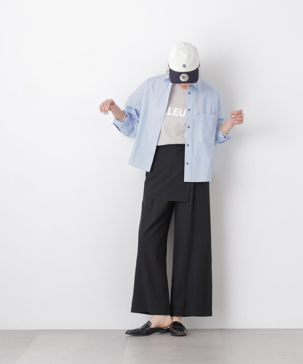 ワイドショートポケットシャツ