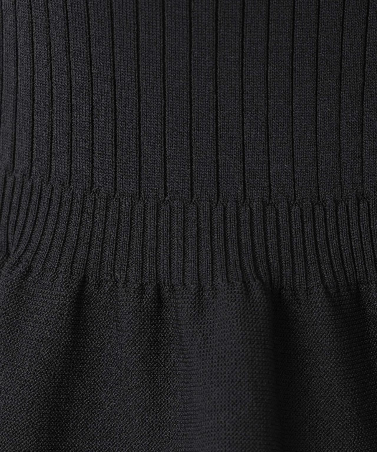 SUMMER VEIL KNIT ペプラムニットカーディガン