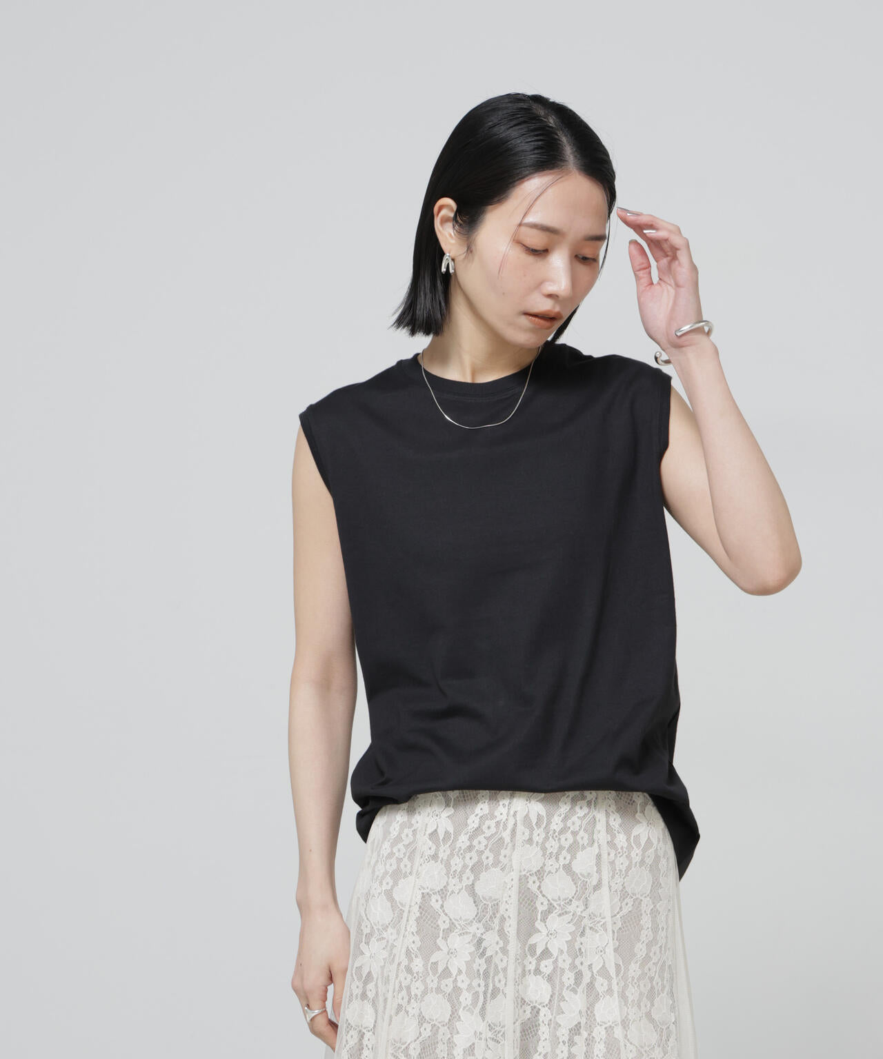 Anti Soaked(R) 汗染み防止ノースリーブTシャツ