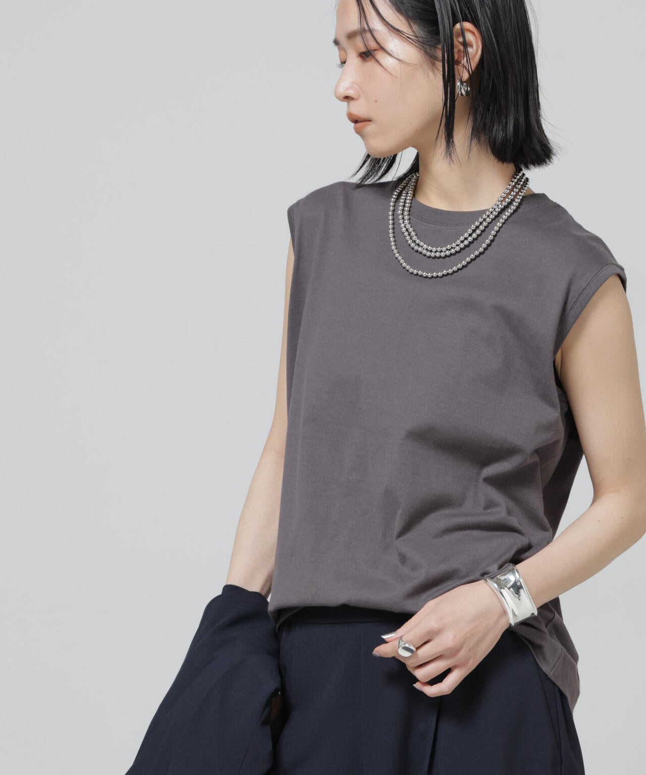 Anti Soaked(R) 汗染み防止ノースリーブTシャツ
