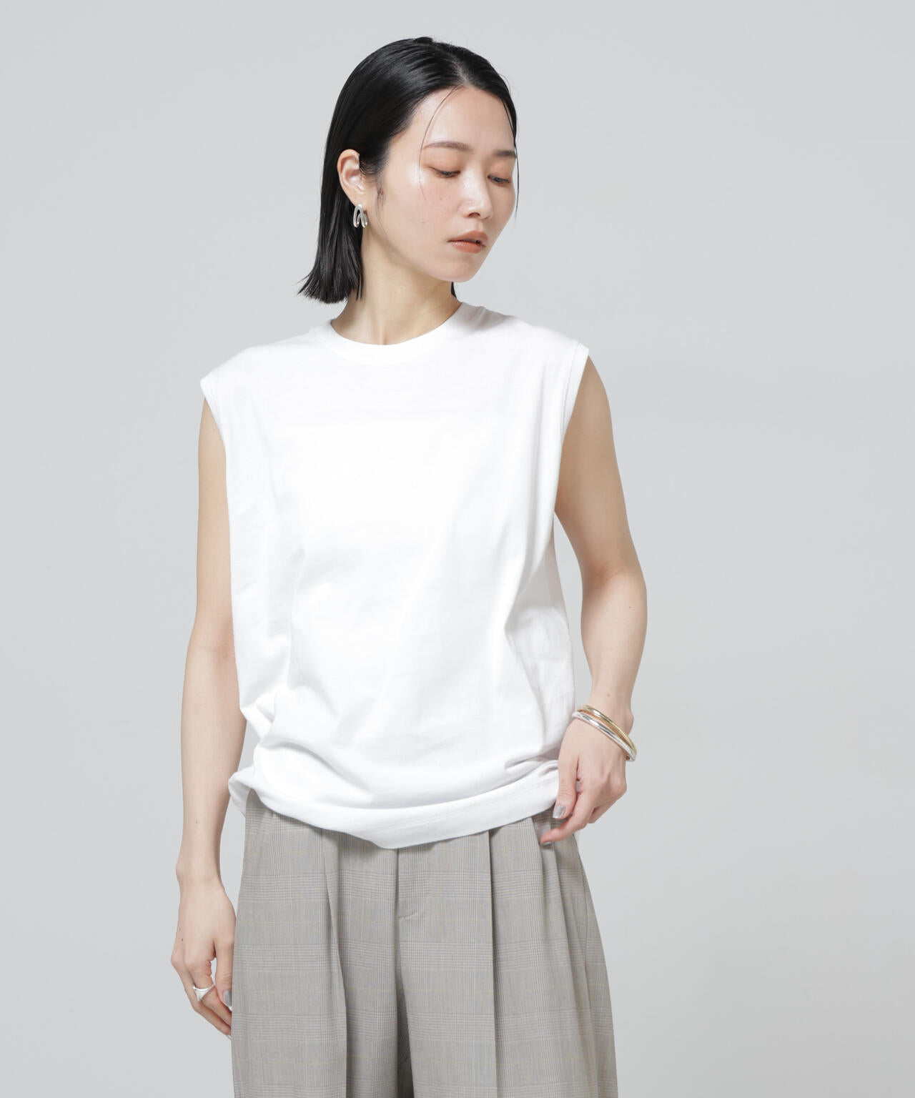 Anti Soaked(R) 汗染み防止ノースリーブTシャツ