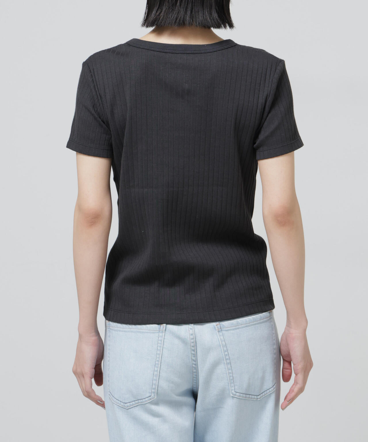 Anti Soaked(R) 汗染み防止コンパクトリブTシャツ