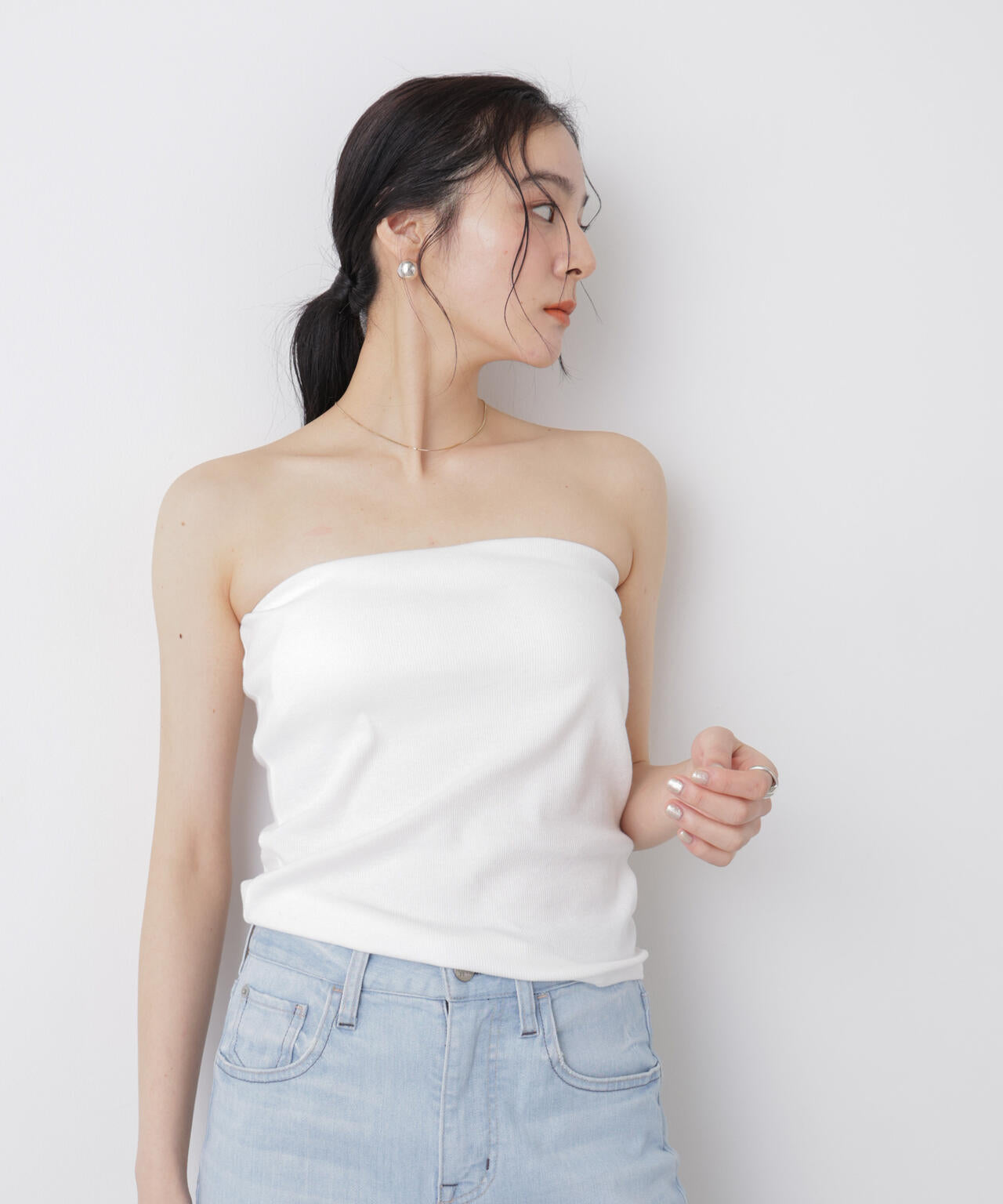 カップ付き2wayキャミベアトップ