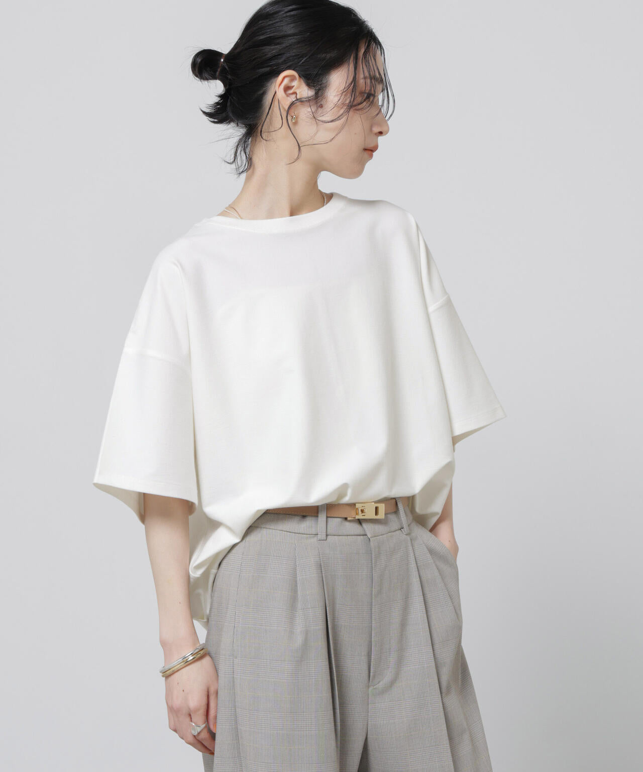 「Meaningful Continuity」coveross(R)ツイル調冷感プレーティング天竺Tシャツ