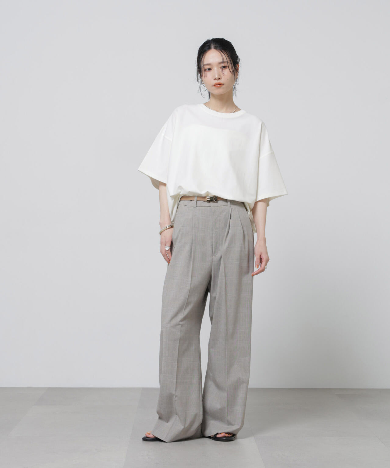 「Meaningful Continuity」coveross(R)ツイル調冷感プレーティング天竺Tシャツ