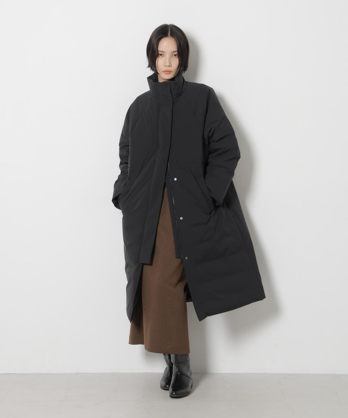 「My西川ダウン(R)」バラクラバフードロングダウン