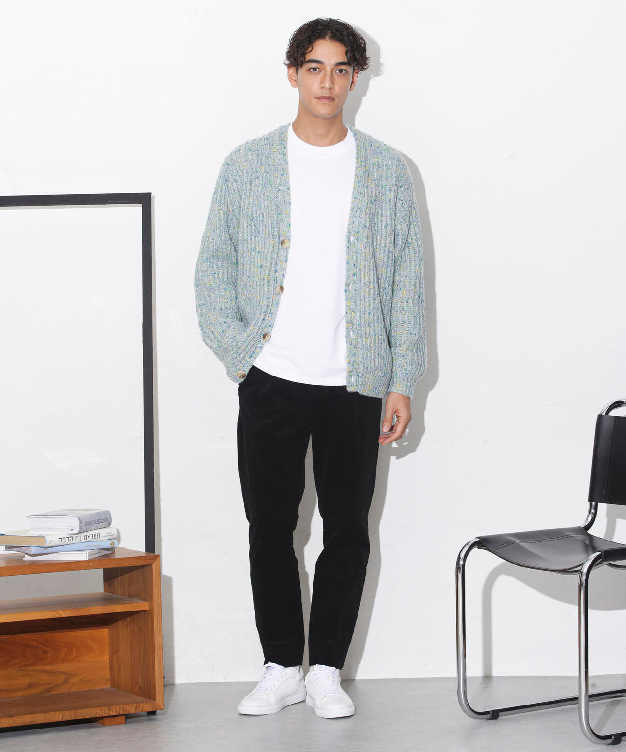ファンシーネップカーディガン