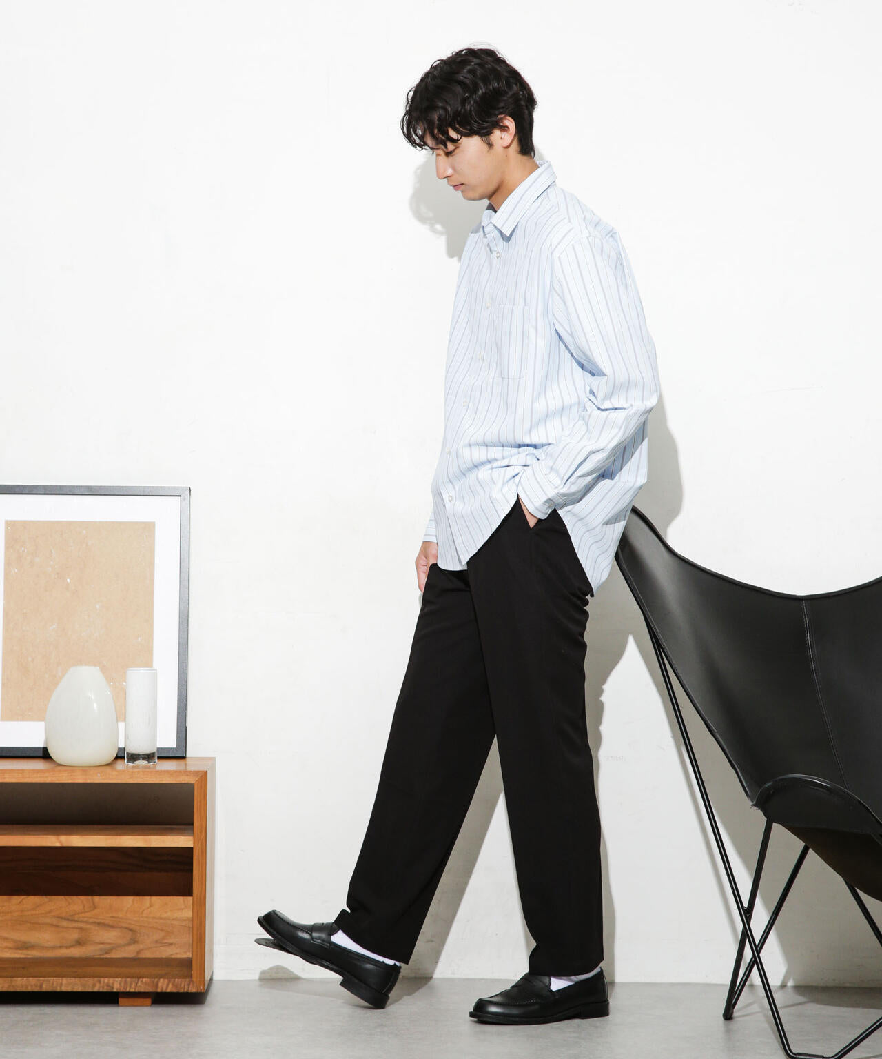 ALWAYS EASY ワンタックスラックス