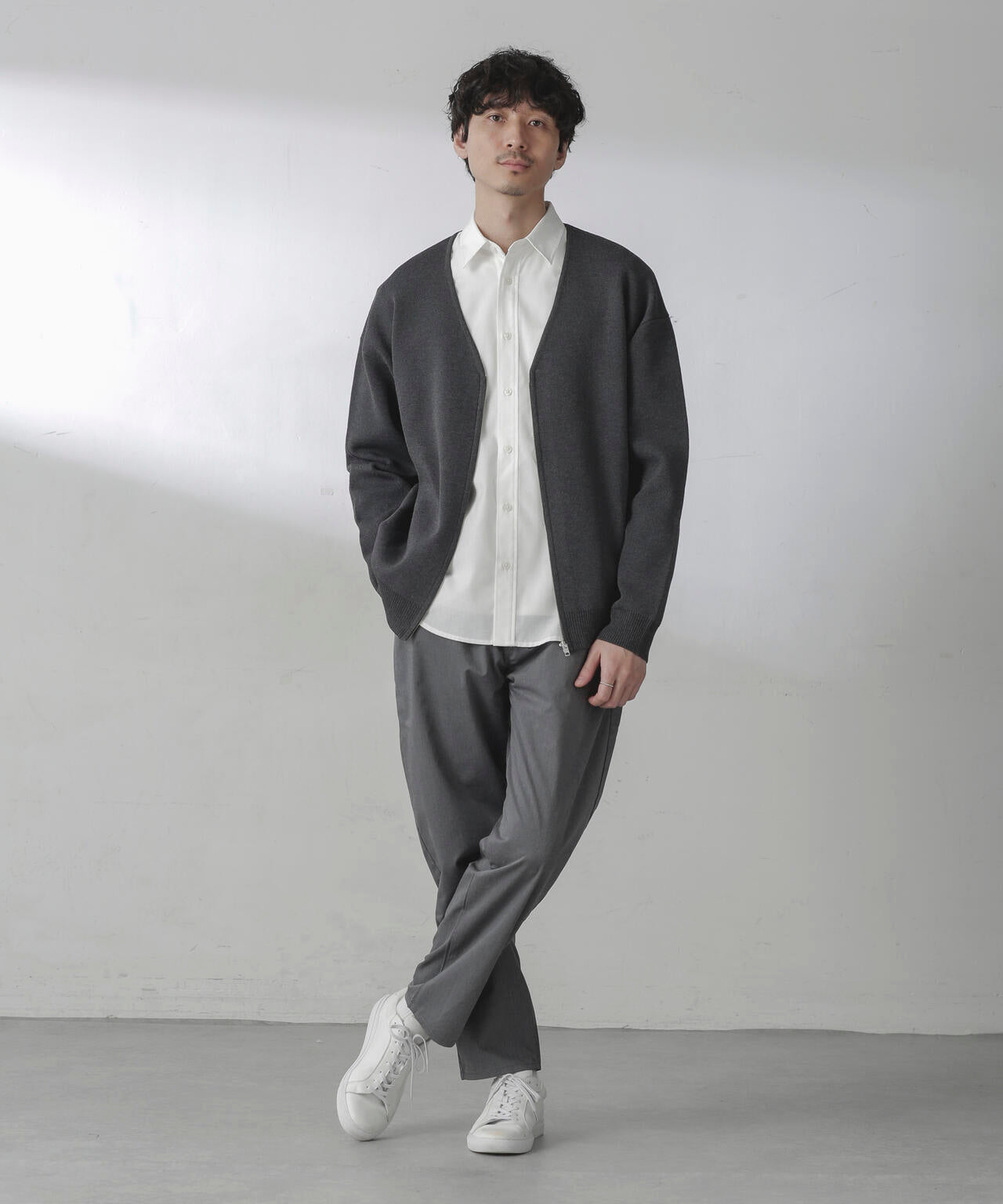 ZIPカーディガン