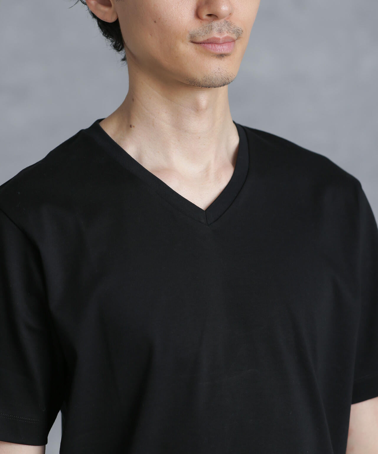 アンチスメル VネックTシャツ 半袖