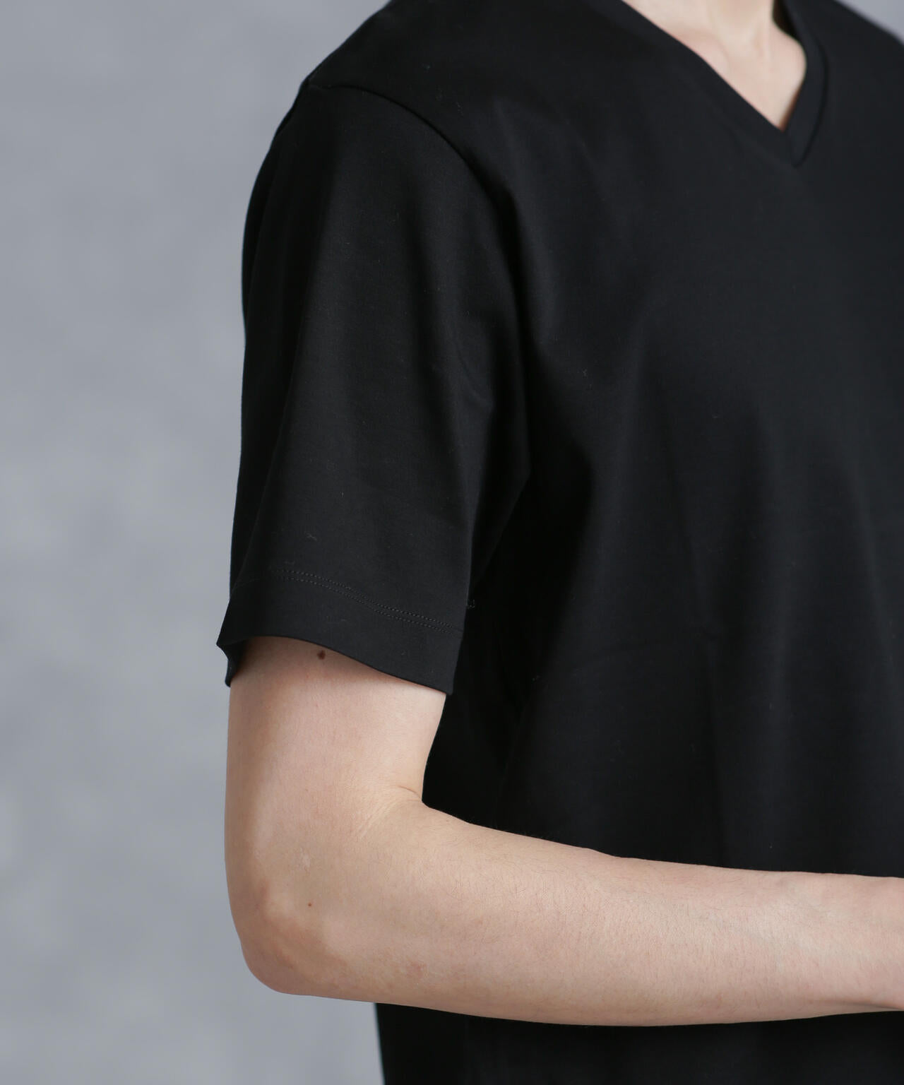 アンチスメル VネックTシャツ 半袖