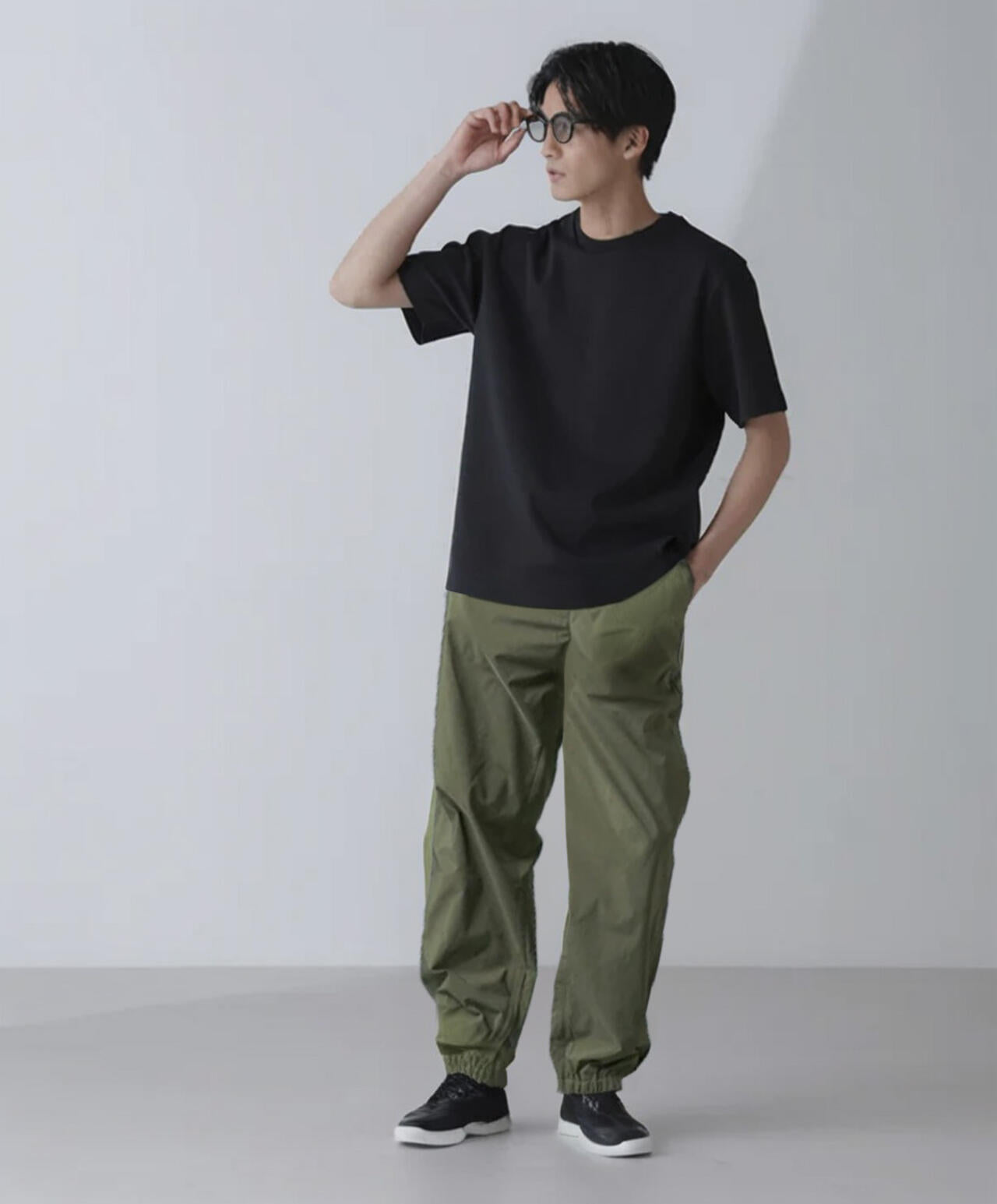 ダブルスムースクルーネックＴシャツ 半袖