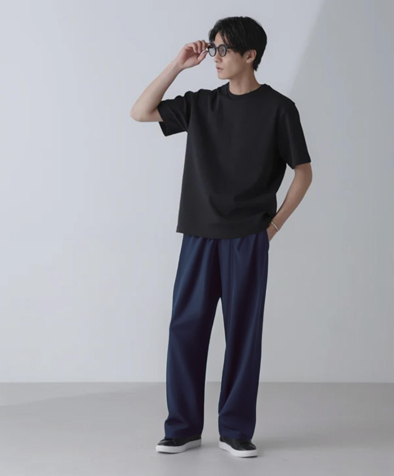 ダブルスムースクルーネックＴシャツ 半袖