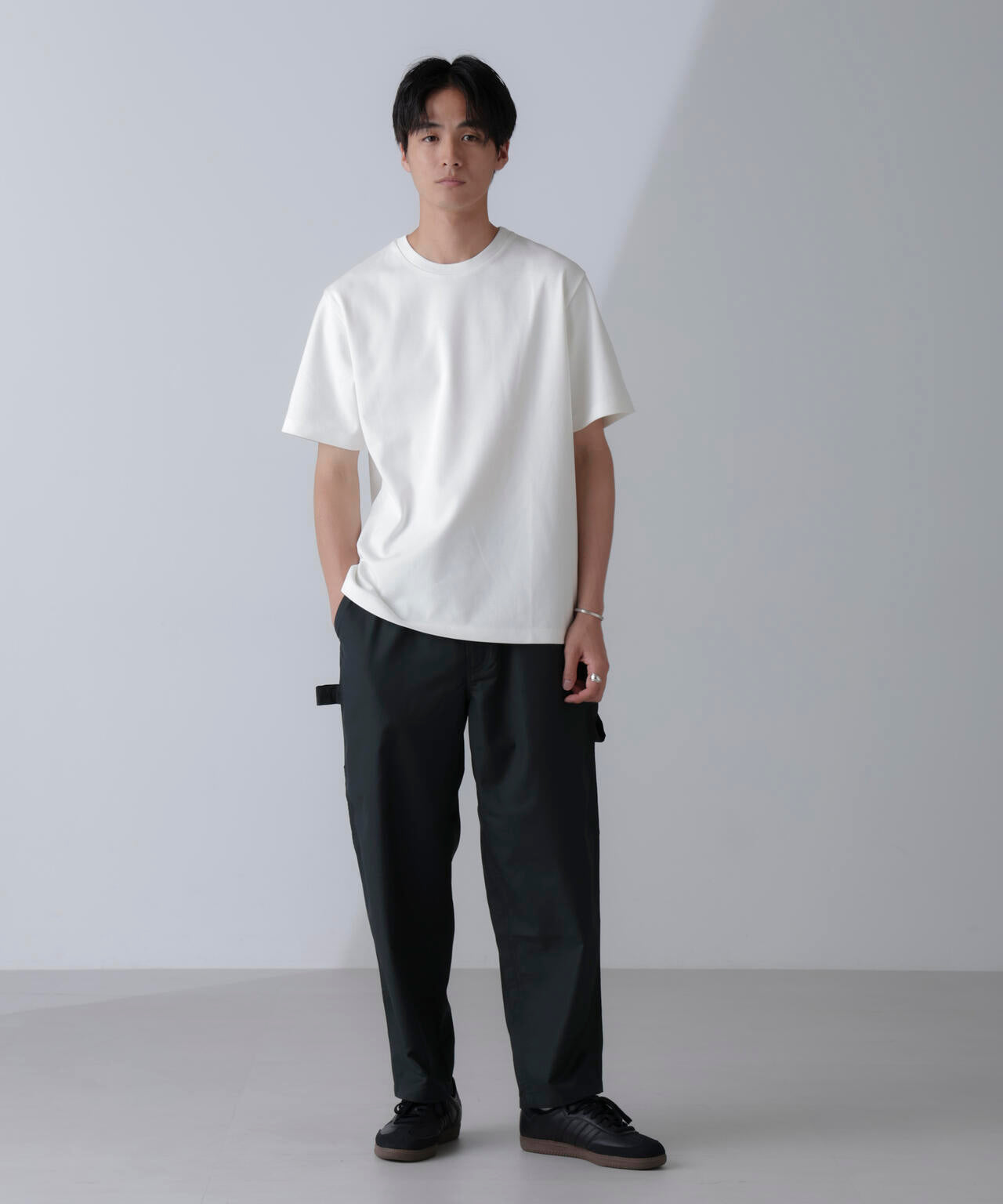 ダブルスムースクルーネックＴシャツ 半袖
