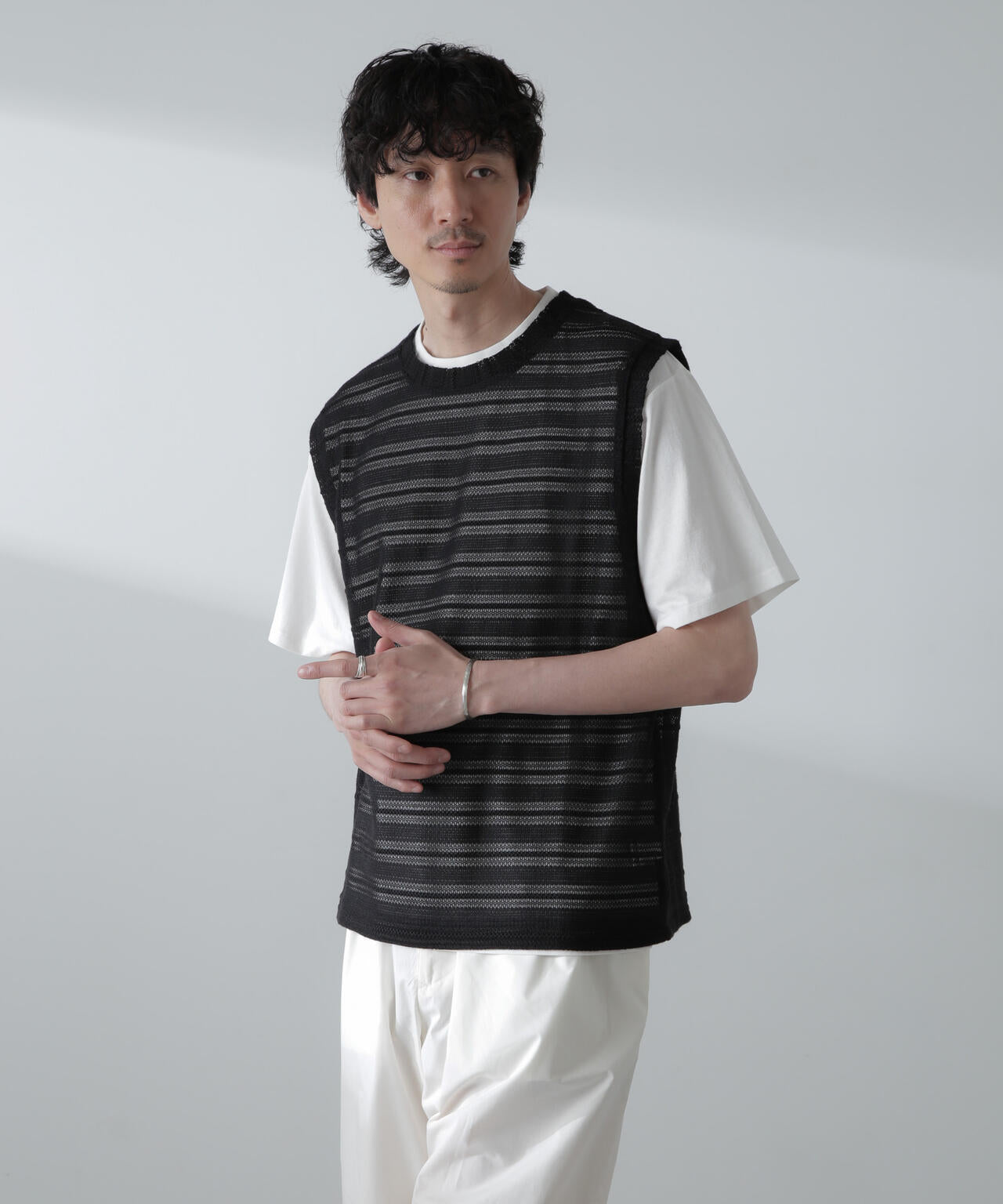 かぎ針アンサンブルTシャツ