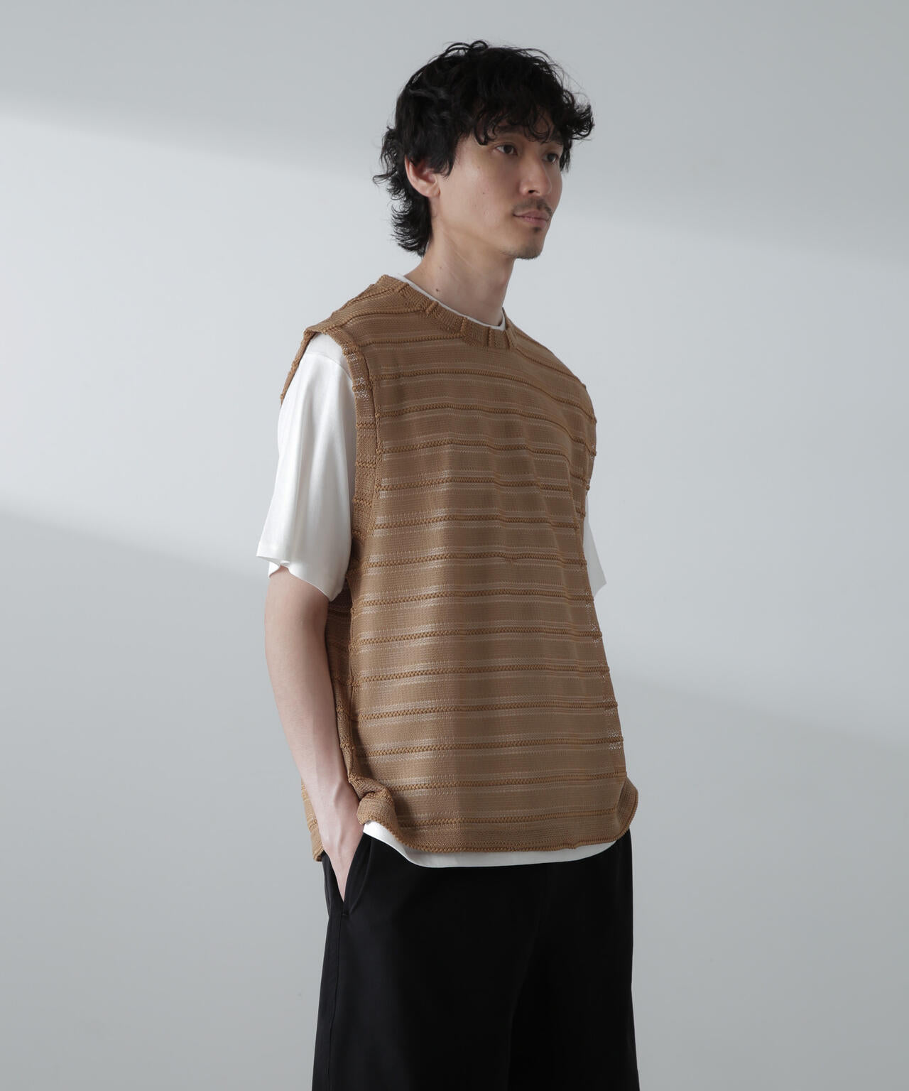 かぎ針アンサンブルTシャツ