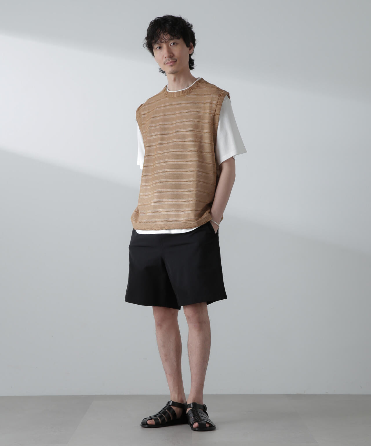 かぎ針アンサンブルTシャツ