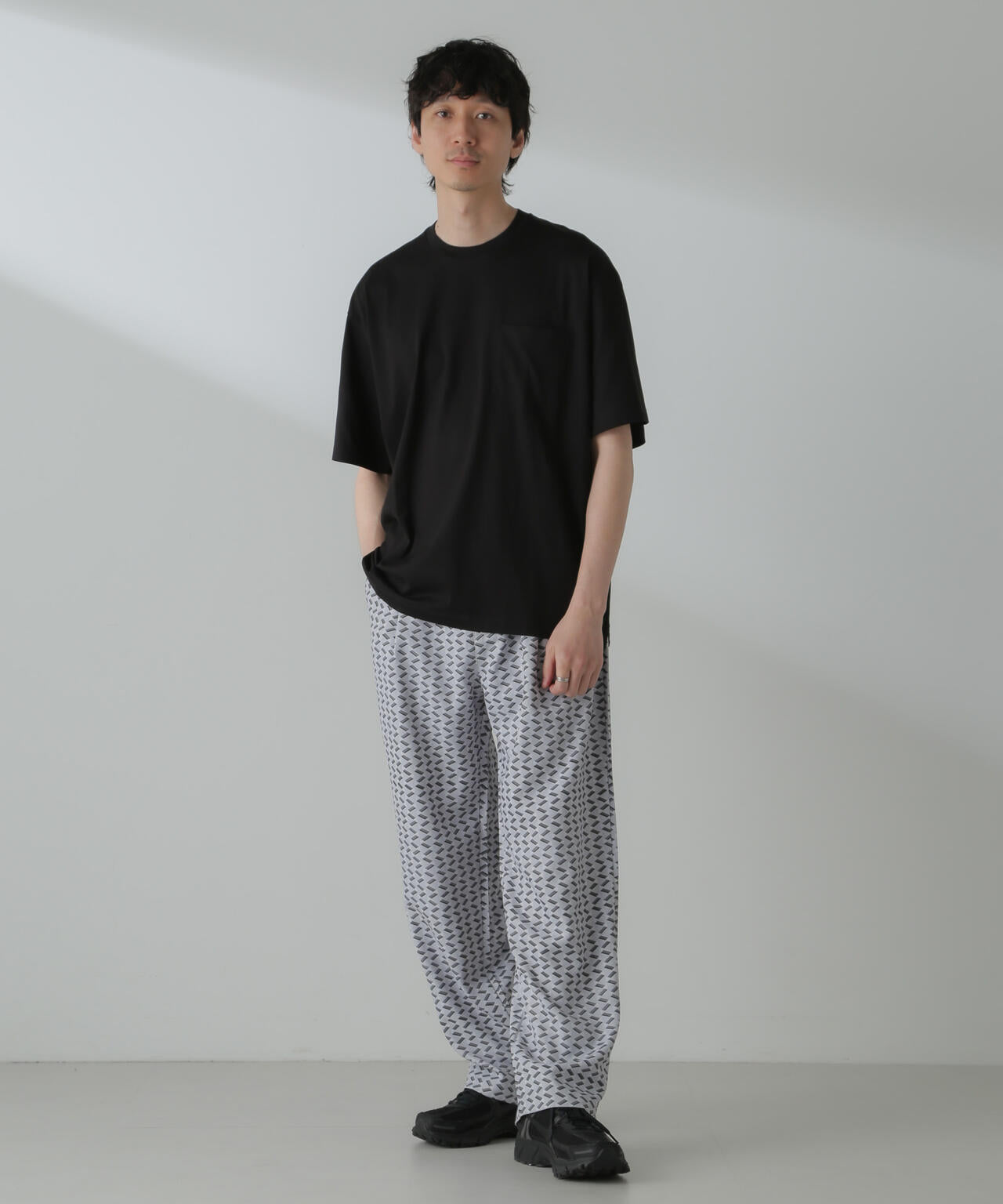 パターンイージーワイドパンツ(セットアップ可)