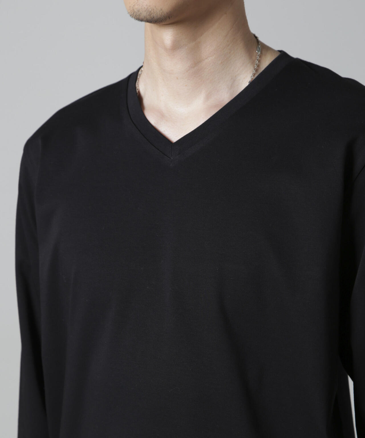 アンチスメルＶネックTシャツ 長袖
