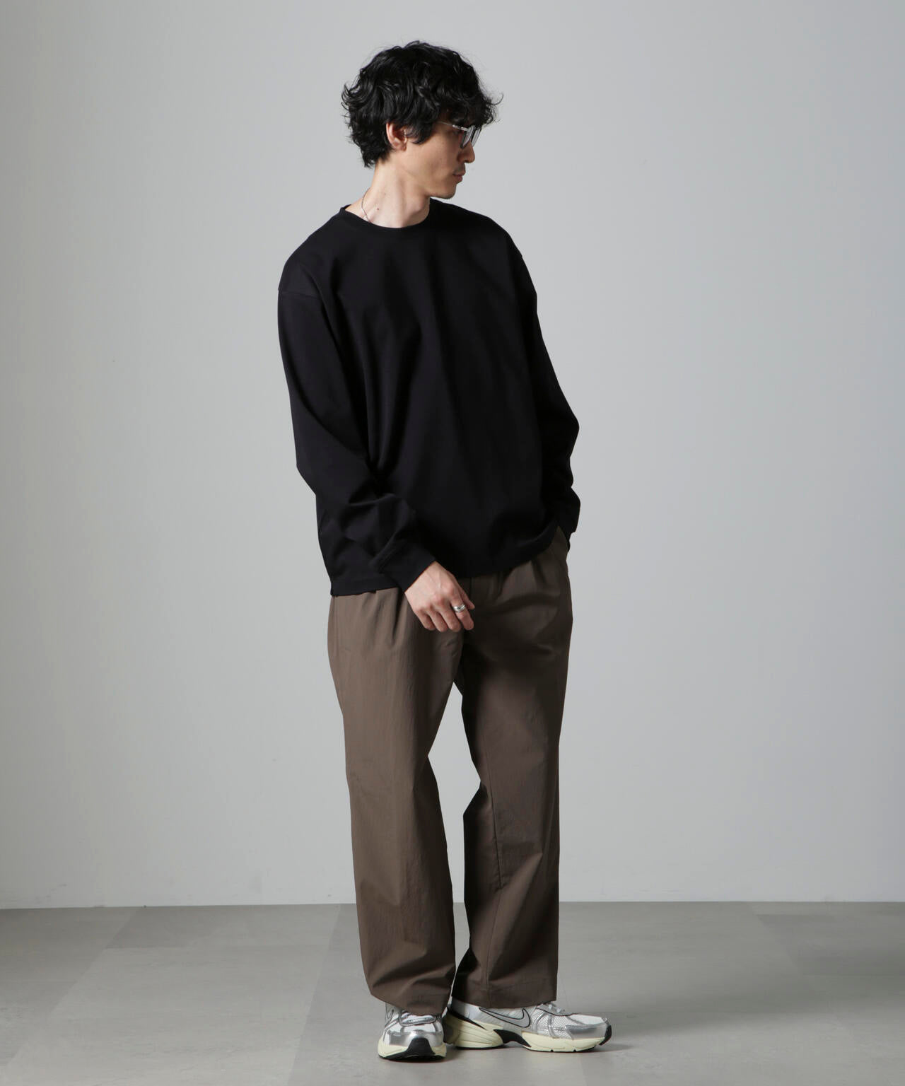 アンチスメル BIG クルーネックTシャツ 長袖