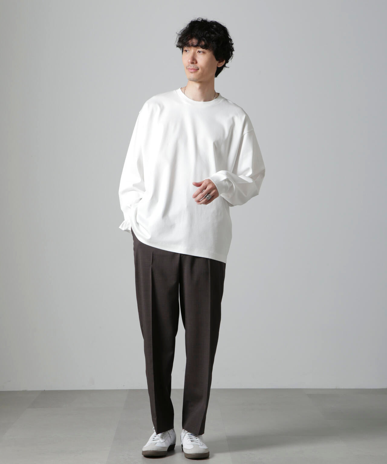 アンチスメル BIG クルーネックTシャツ 長袖