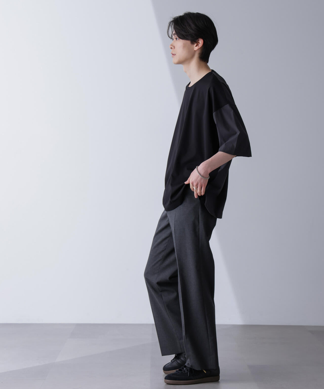 袖切り替えビッグＴシャツ 半袖