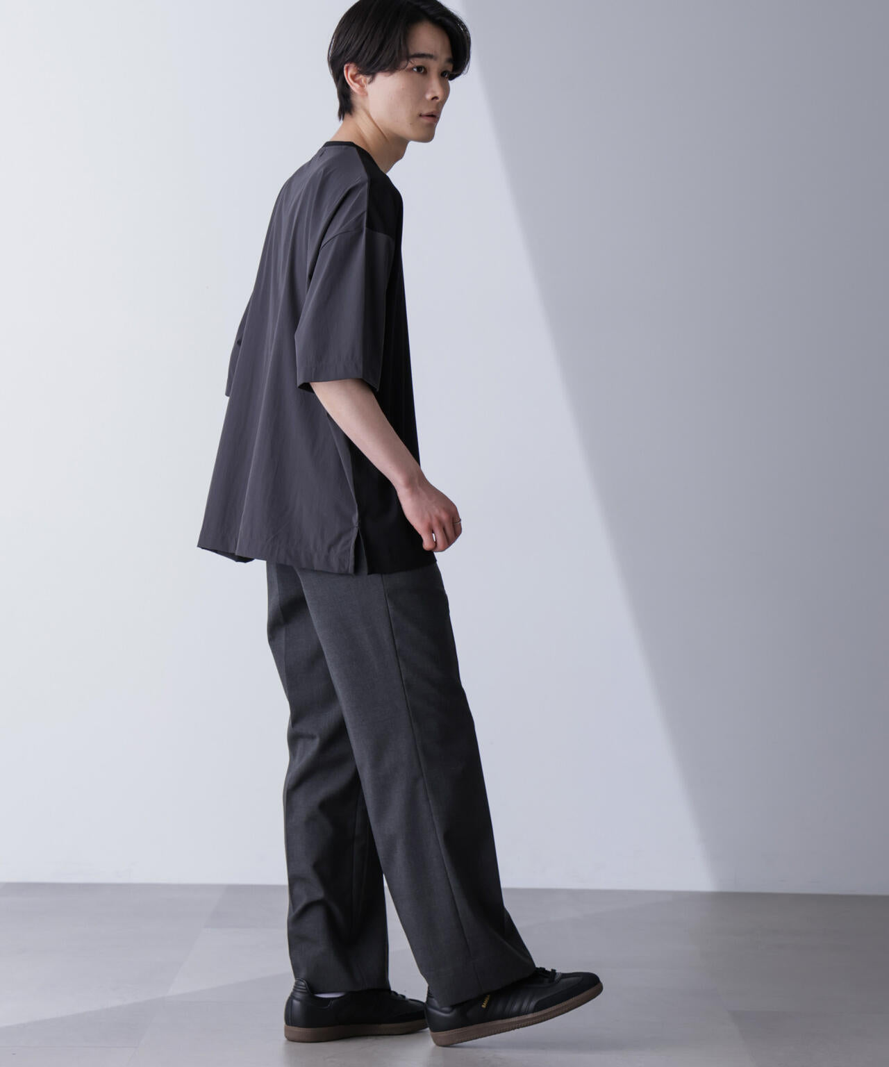 袖切り替えビッグＴシャツ 半袖