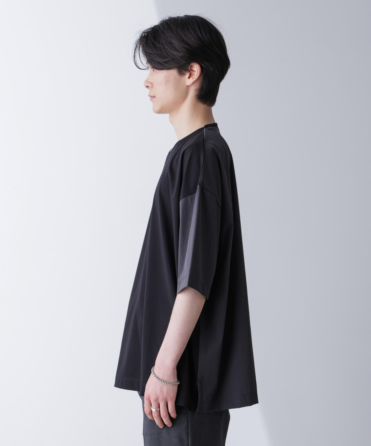 袖切り替えビッグＴシャツ 半袖