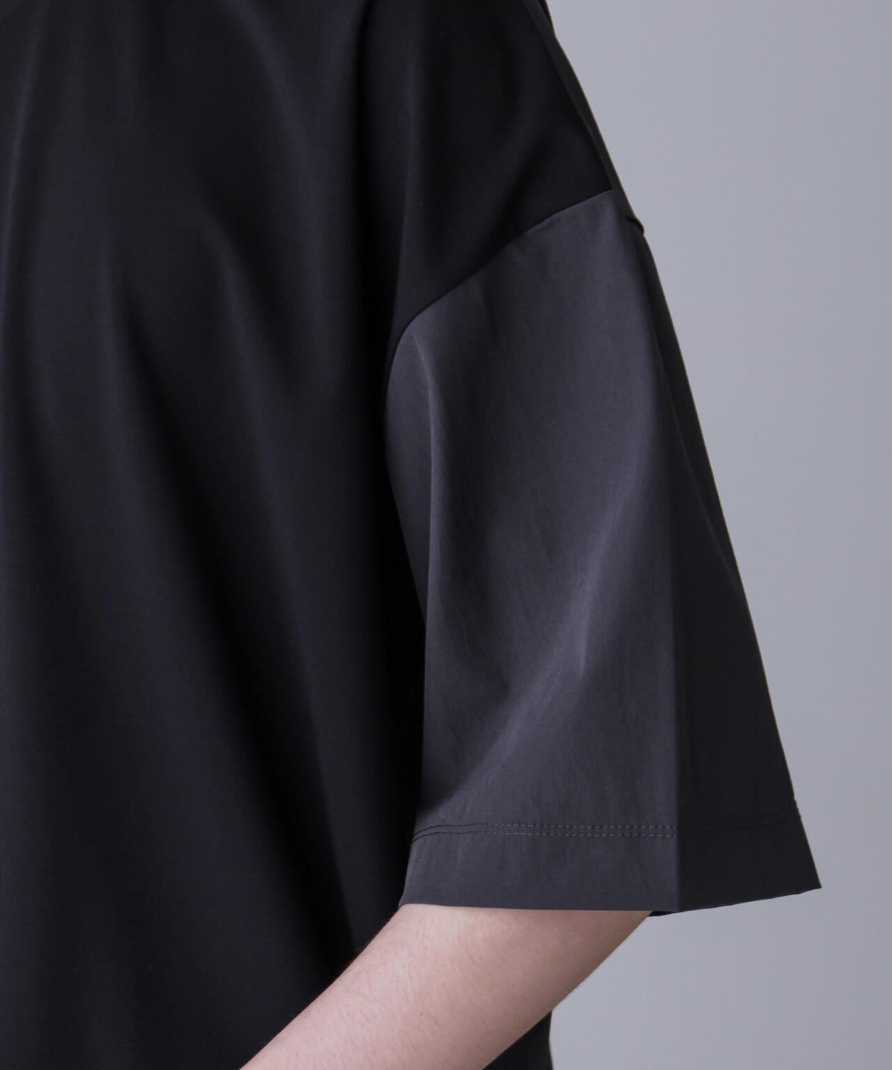 袖切り替えビッグＴシャツ 半袖