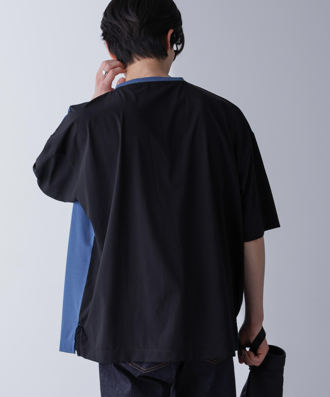 袖切り替えビッグＴシャツ 半袖