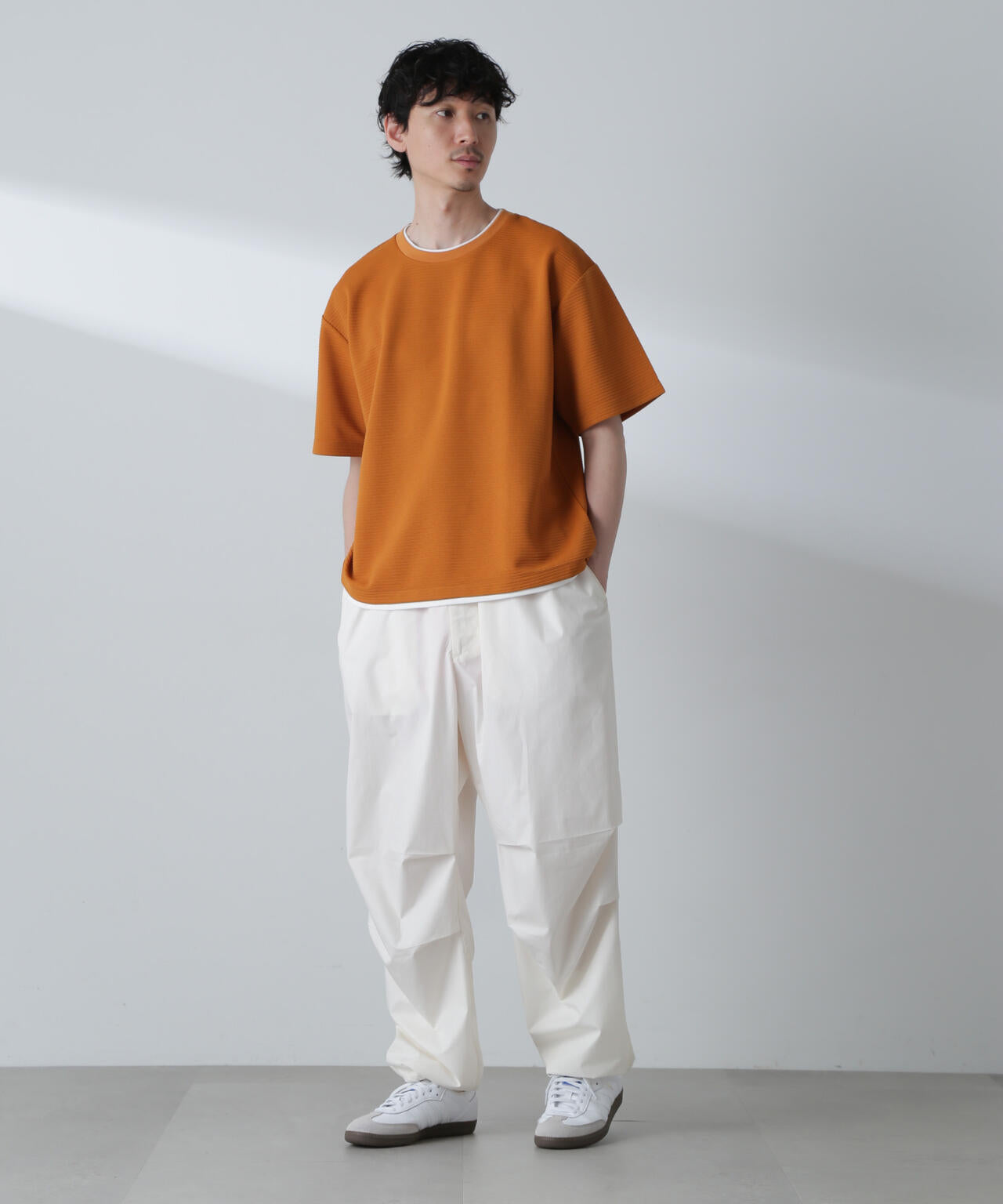 ガーターフェイクレイヤードTシャツ 半袖
