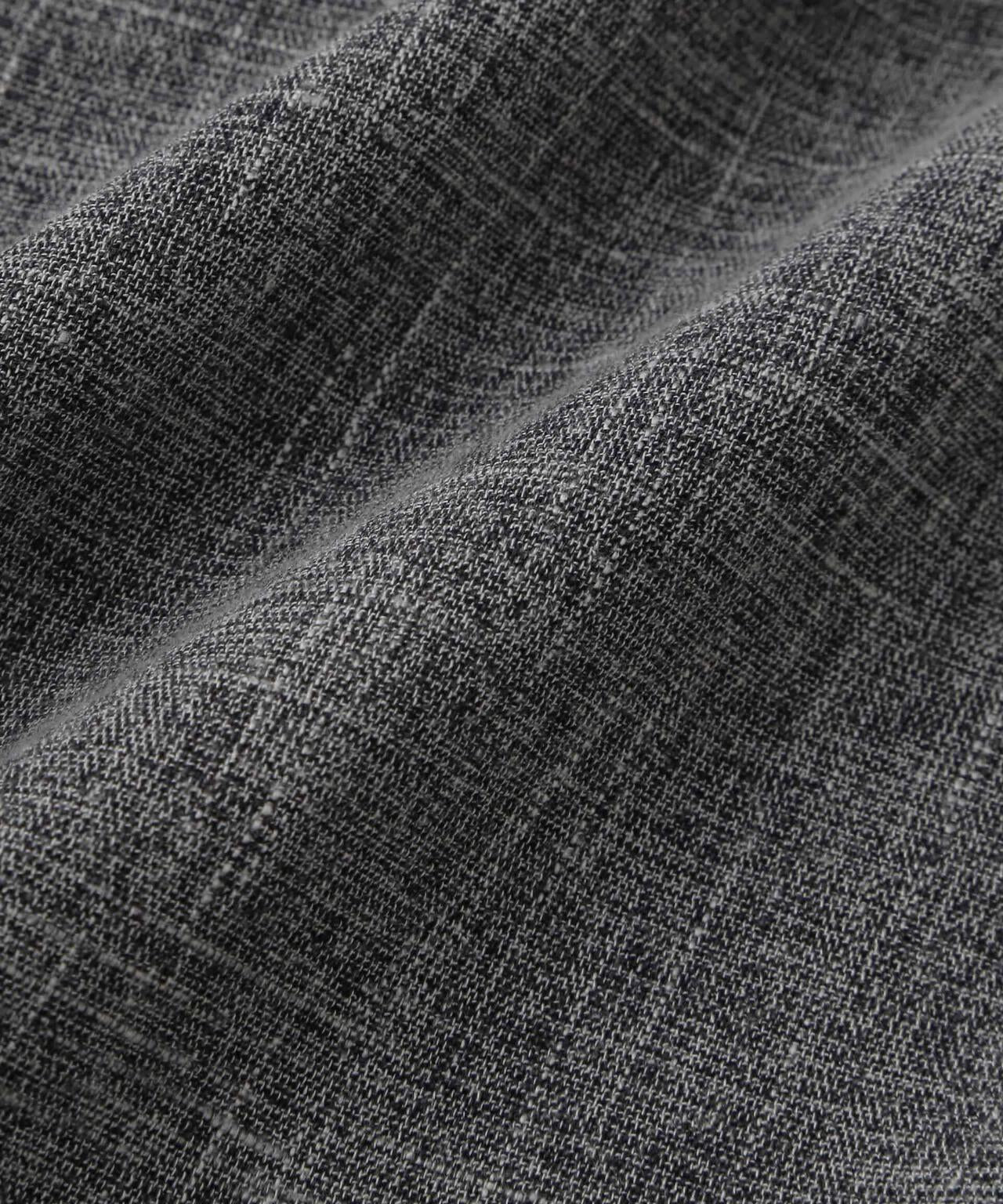 WEB限定/リネンライク開襟シャツ 長袖