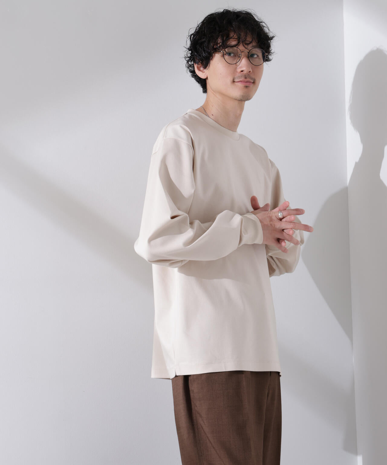 アンチスメル BIG クルーネックTシャツ 長袖