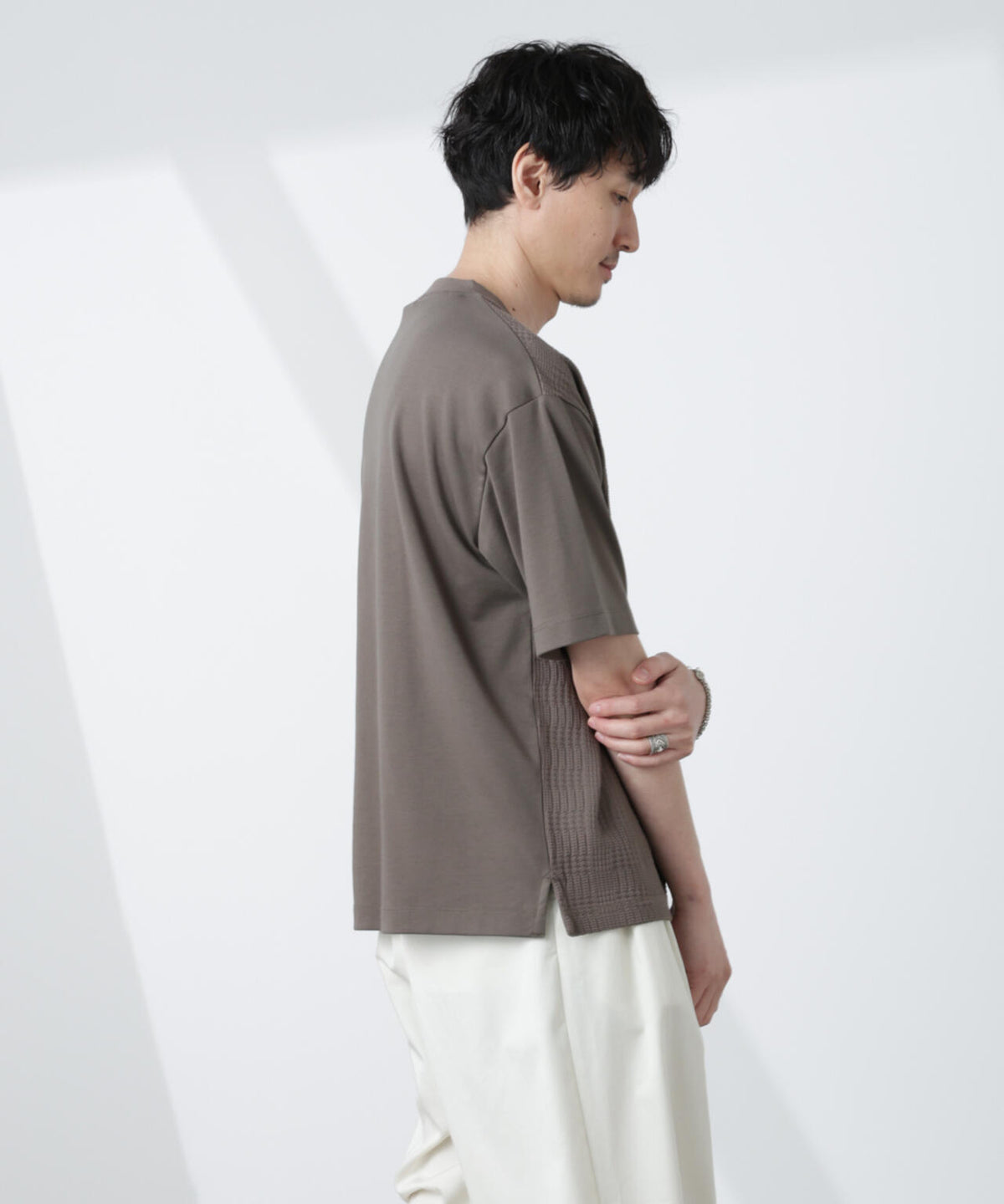 リンクスジャガードコンビTシャツ