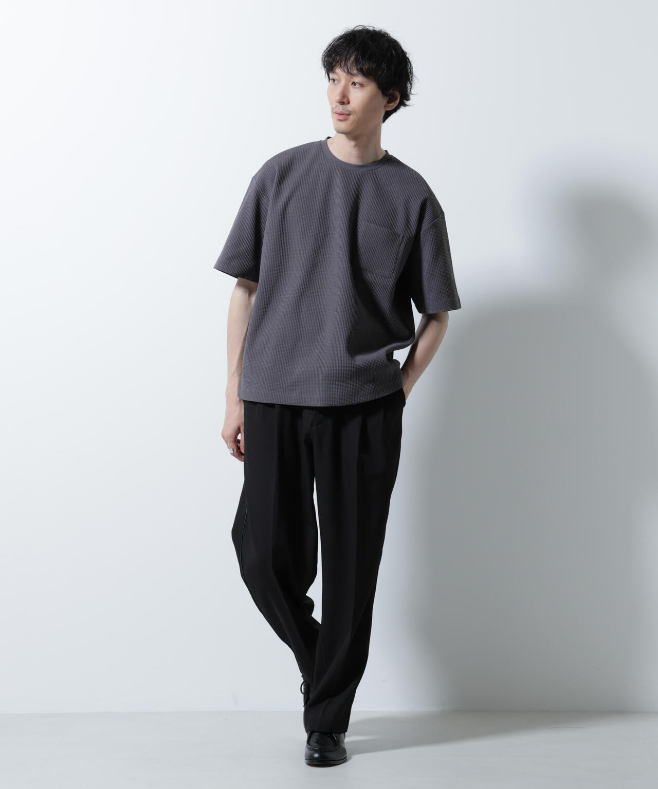 ドライソフトワッフルTシャツ 半袖