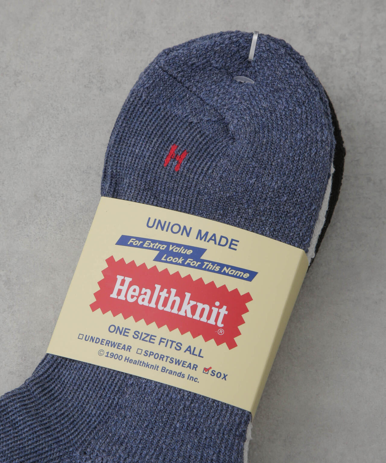Healthknit/シンカーカラー無地 ソックス アソート3足セット