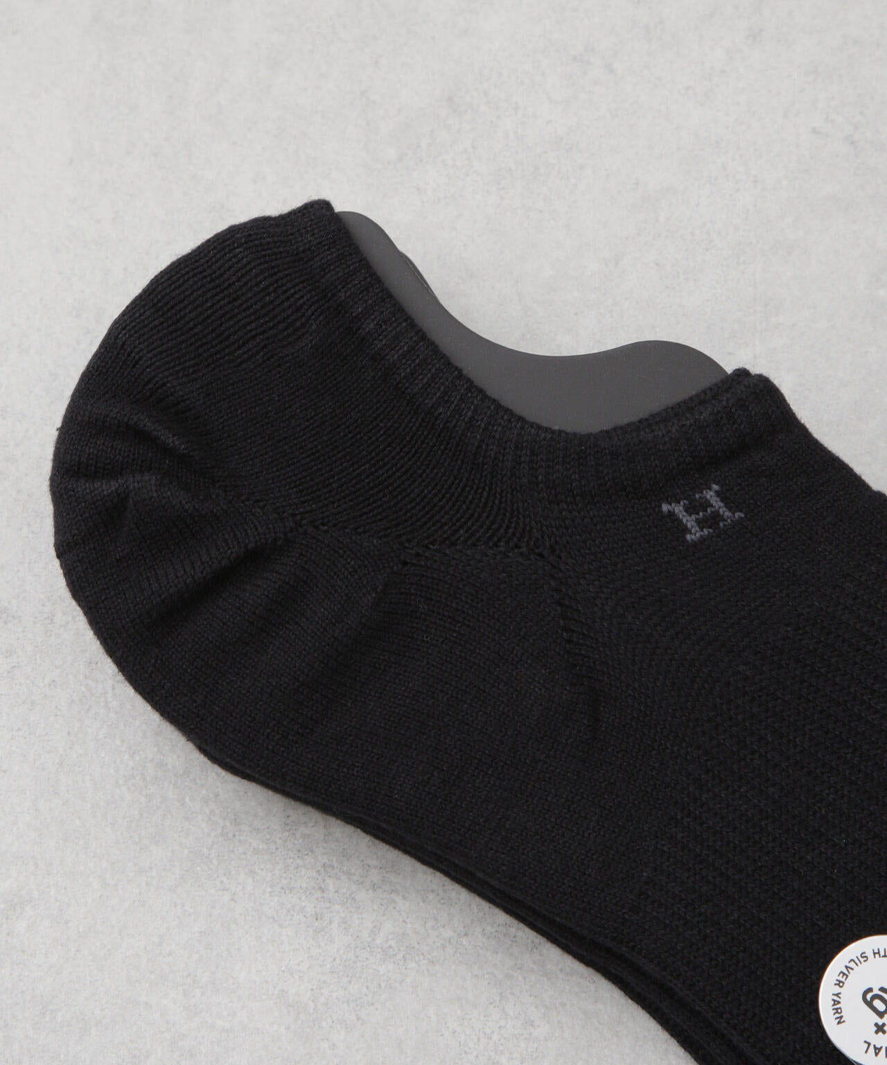 Healthknit/ブラック無地 Ag＋
