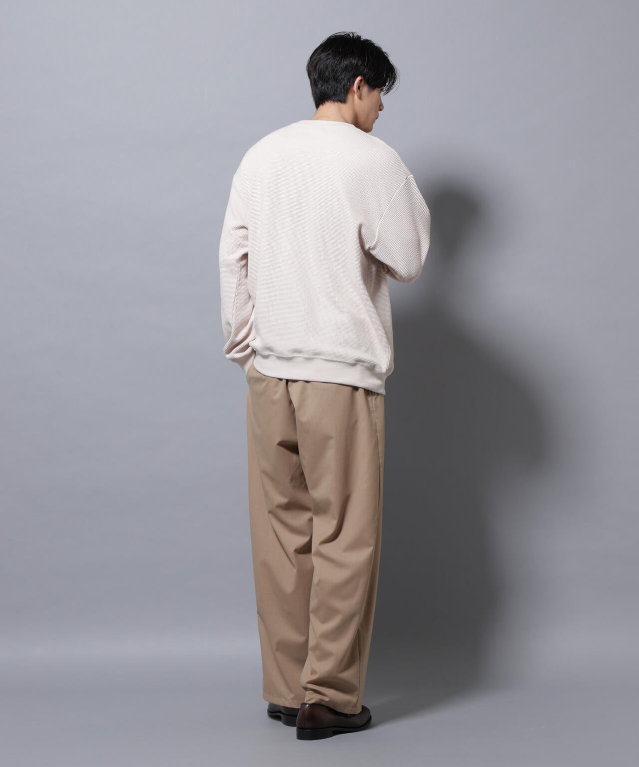 テックワッフルクルーネックＴシャツ