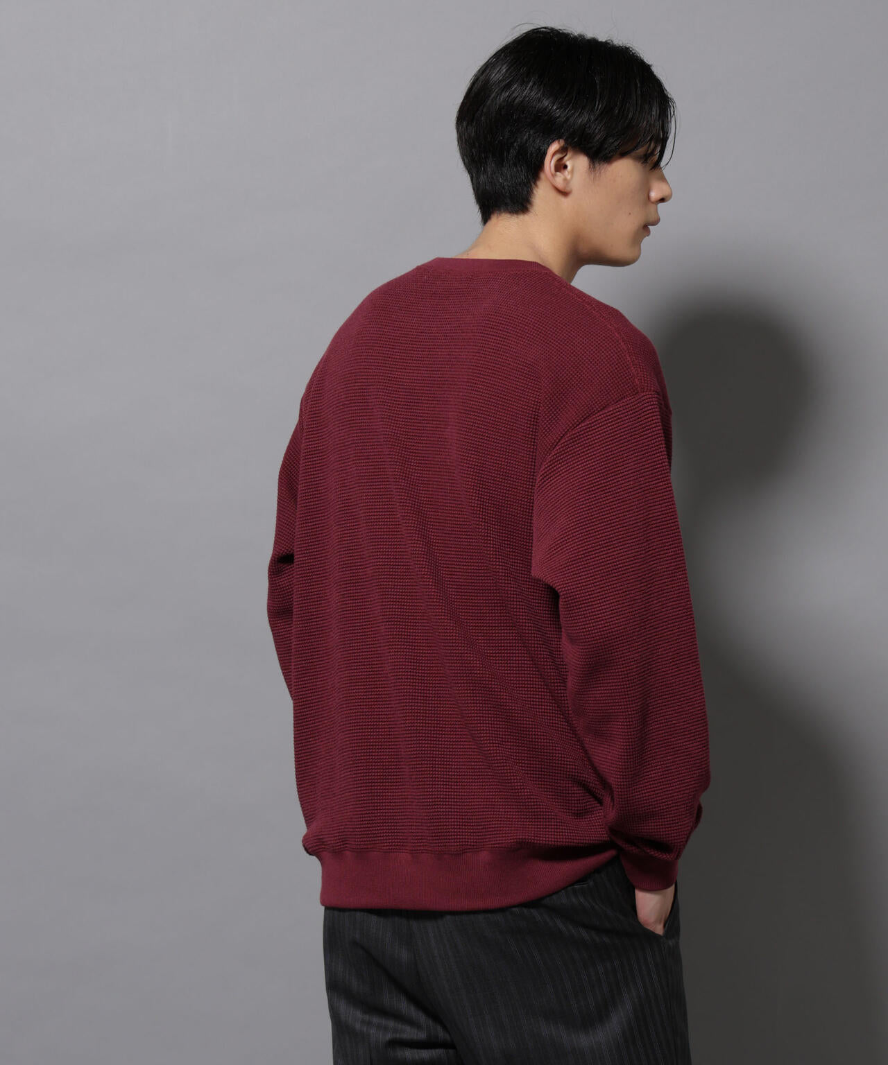 テックワッフルクルーネックＴシャツ