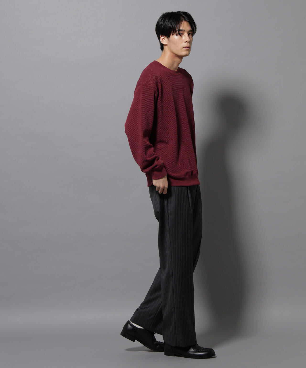 テックワッフルクルーネックＴシャツ