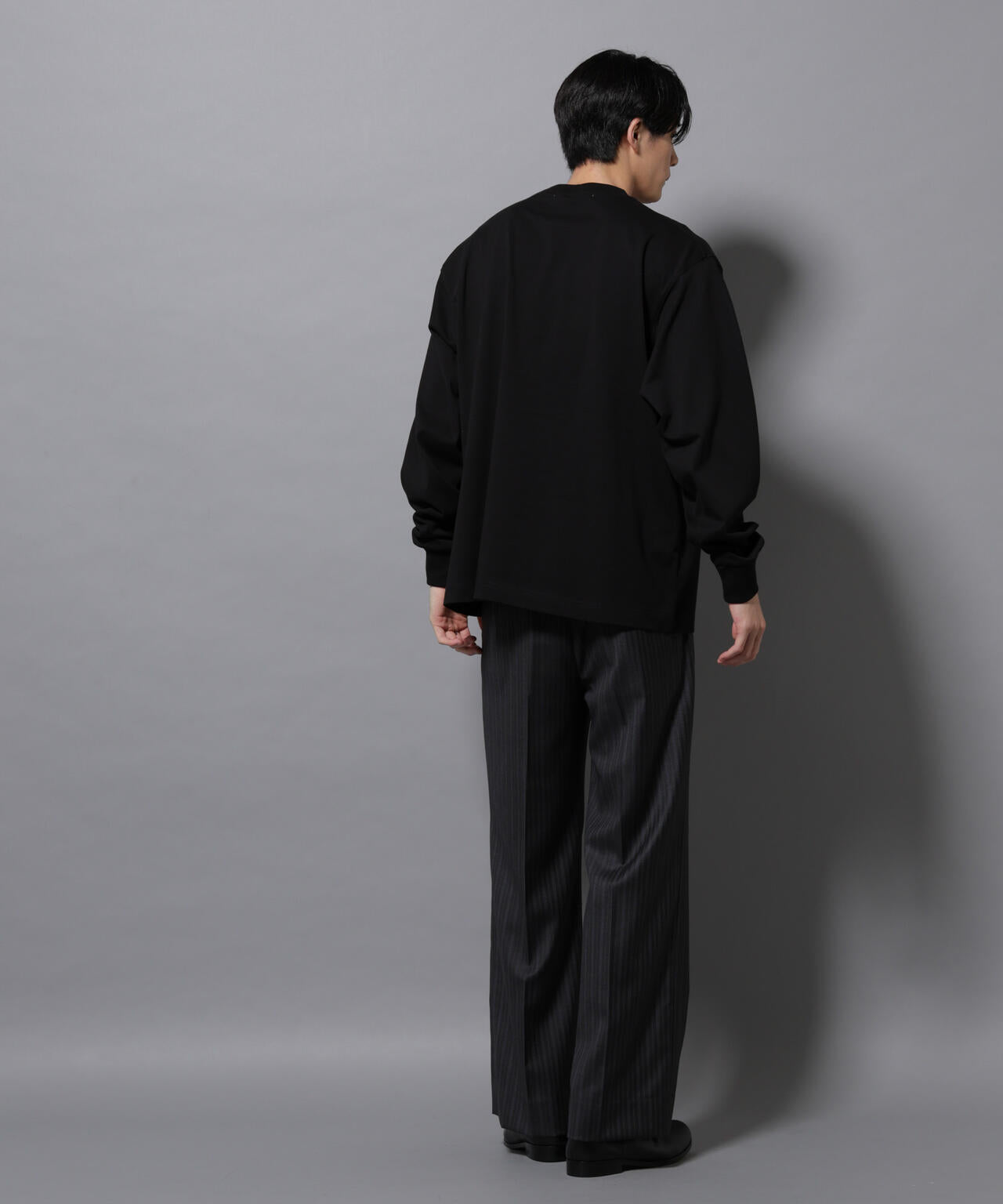 ビックシルエットワンポイントTシャツ 長袖