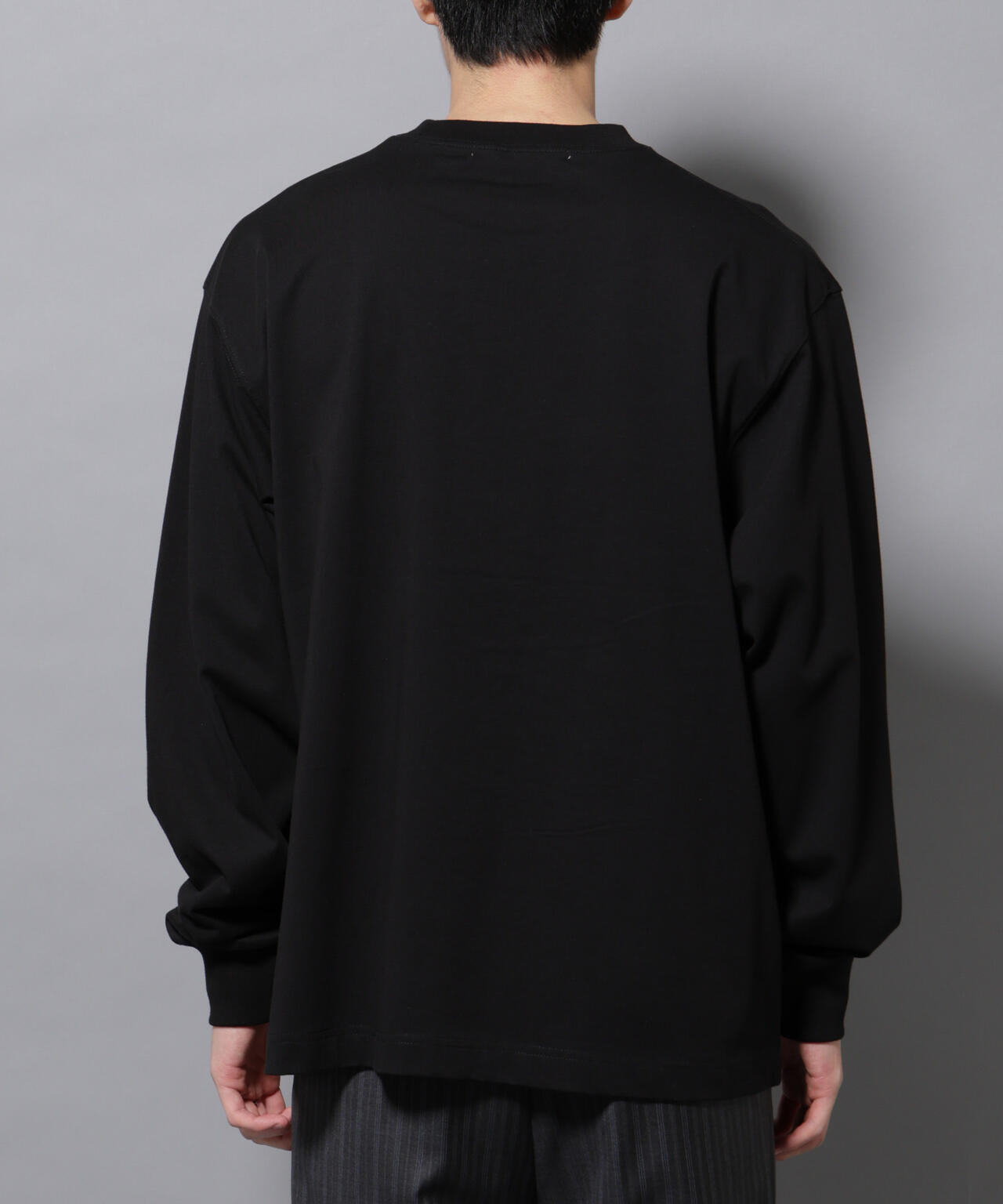 ビックシルエットワンポイントTシャツ 長袖