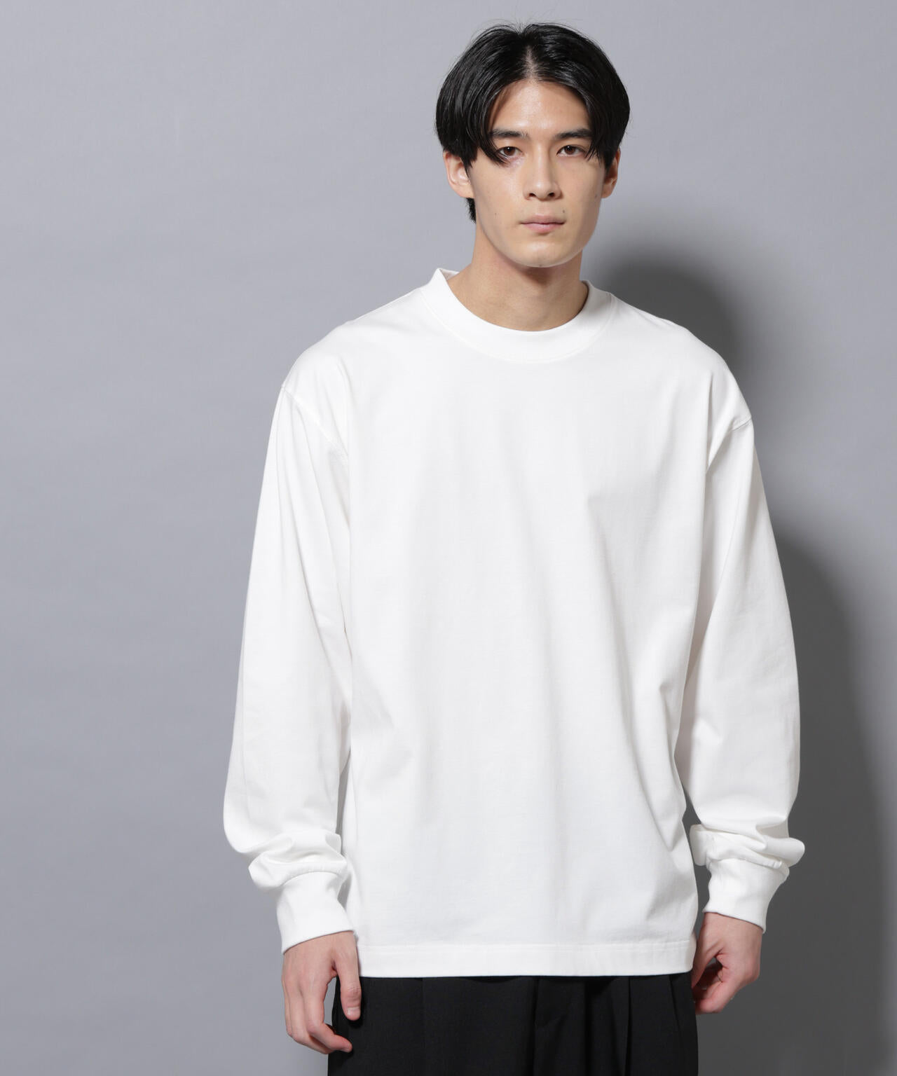 ビックシルエットワンポイントTシャツ 長袖