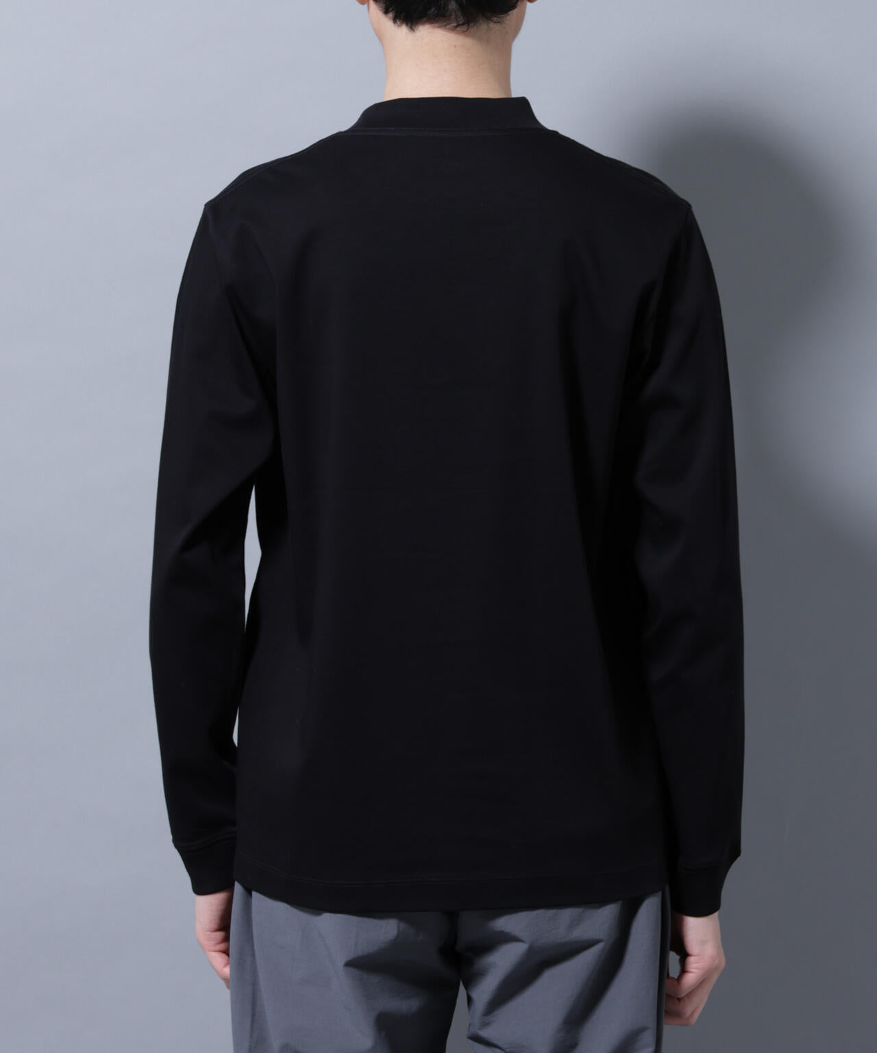 アンチスメルモックネックTシャツ 長袖