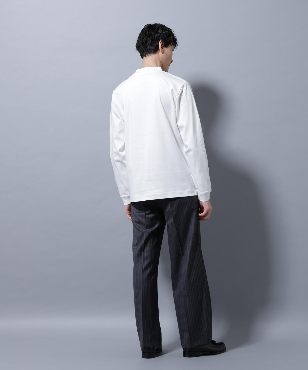 アンチスメルモックネックTシャツ 長袖